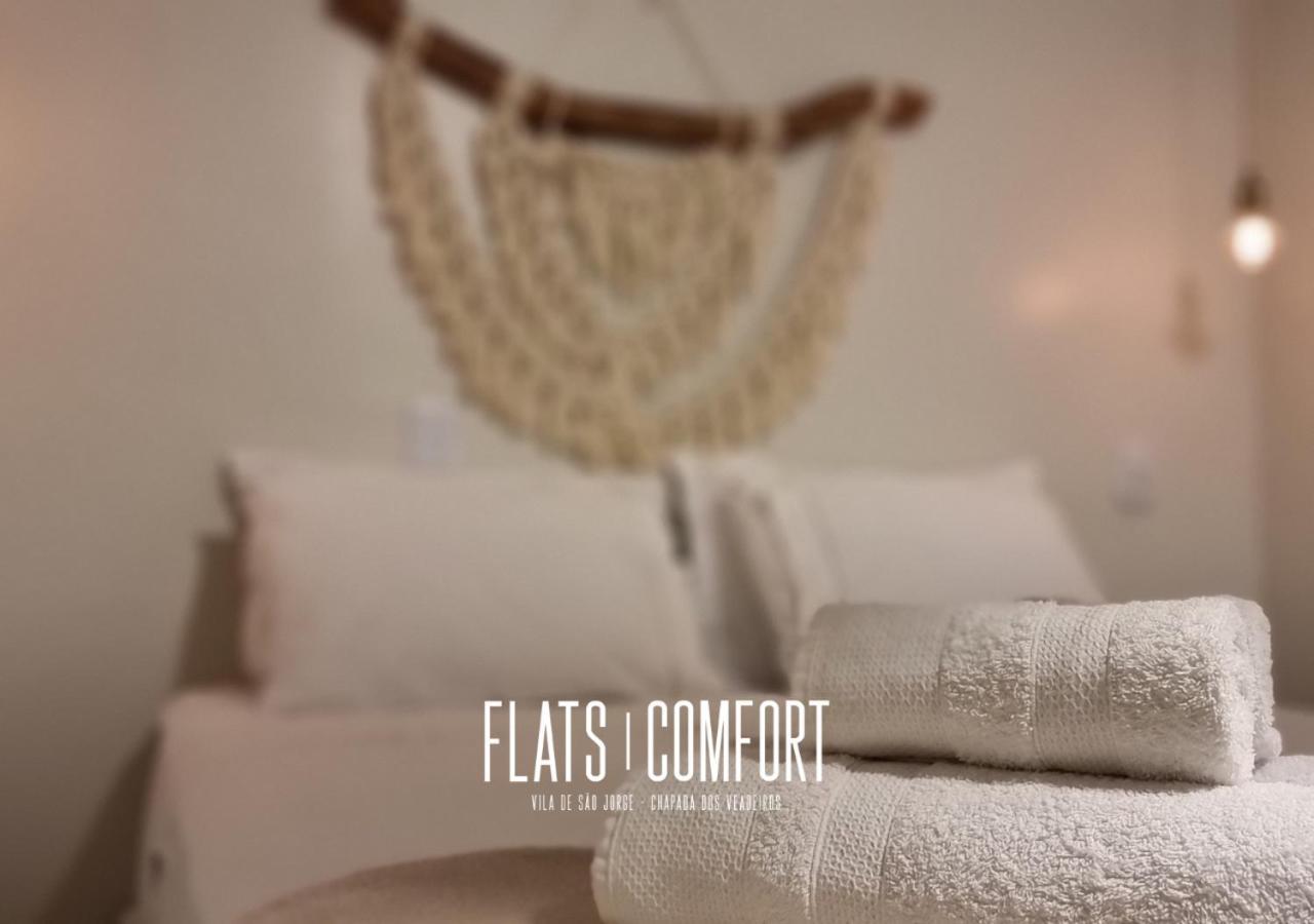 Novidade Flats Comfort Na Vila De Sao Jorge - Chapada Dos Veadeiros Hotel Exterior photo
